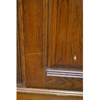 thumb-Massief donker eiken kast 2-delig-6