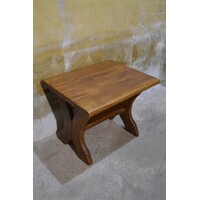thumb-Massief mahonie houten bijzettafeltje-1