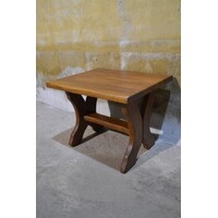 thumb-Massief mahonie houten bijzettafeltje-6