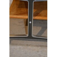 thumb-Vintage audio tafeltje van teak en eiken jaren 60/70-4