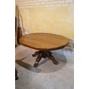 Eettafel ovaal massief eiken