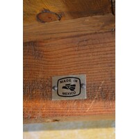 thumb-Mexicaanse grenen eettafel met authentieke geleefde uitstraling-4