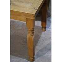 thumb-Mexicaanse grenen eettafel met authentieke geleefde uitstraling-5