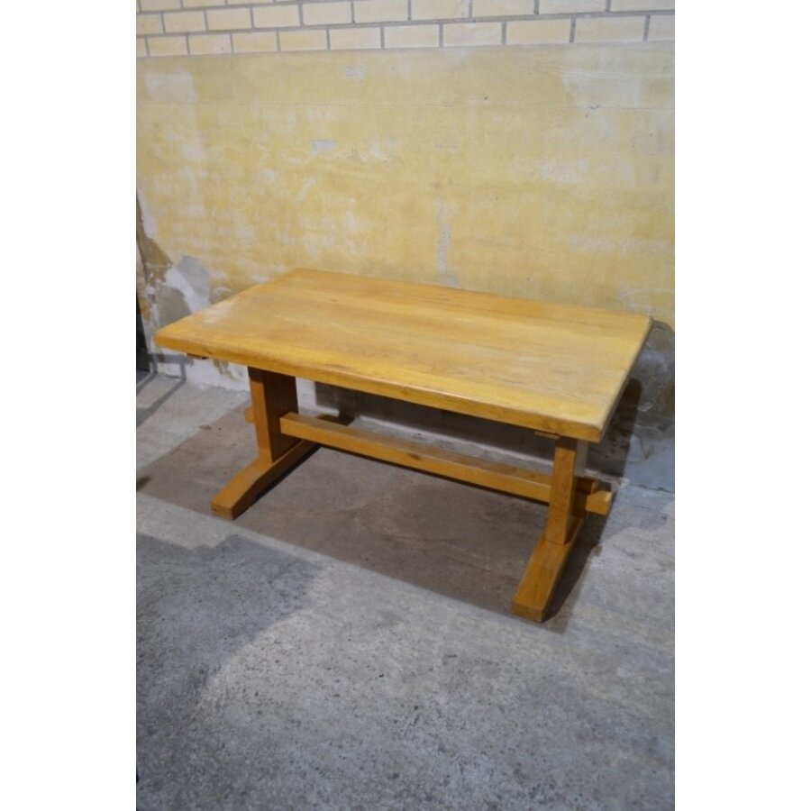 Massief eiken kloostertafel blank-9