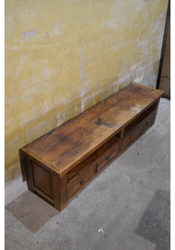 Vintage teakhouten tv-meubel 