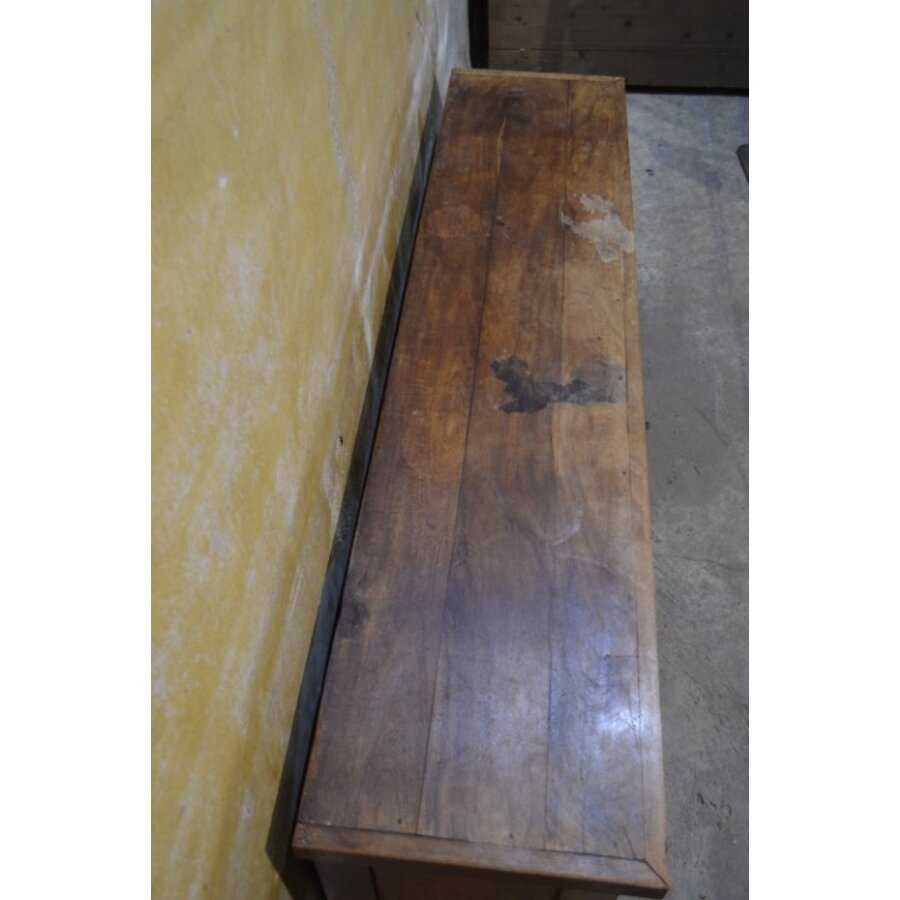 Vintage teakhouten tv-meubel jaren 50 sideboard-7