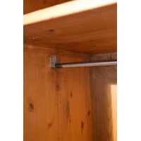 thumb-Vintage vurenhouten garderobekast met lade-3