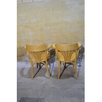 thumb-2 vintage Radomsko Thonet caféstoelen met armleuning-6