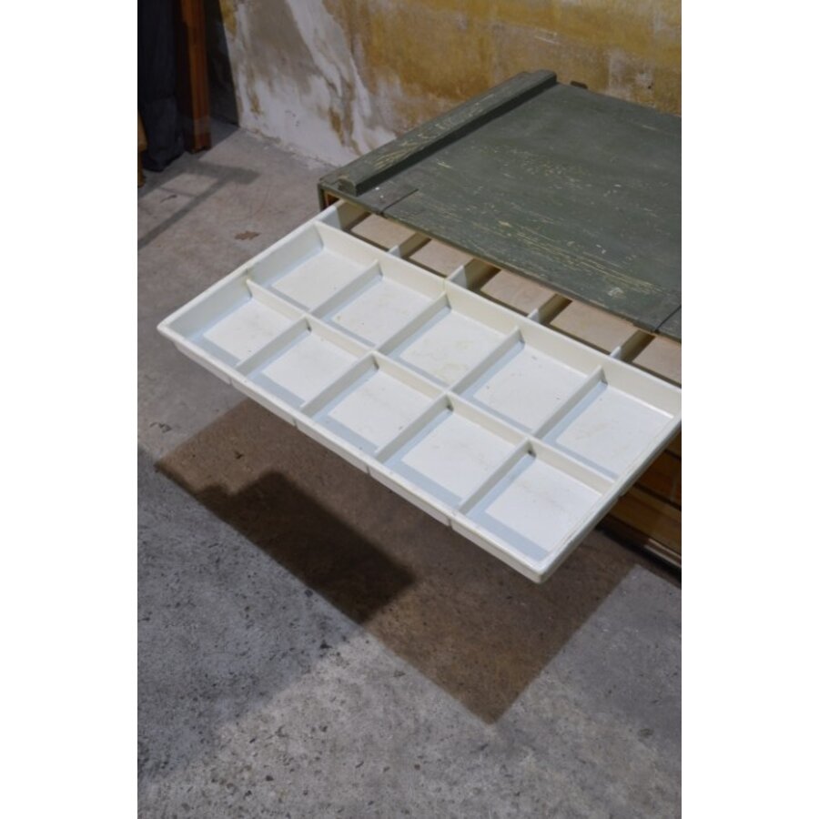 Originele oude houten militaire munitiekist-6