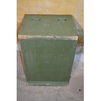 thumb-Originele oude houten militaire munitiekist-7