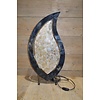 Staande design lamp parelmoer