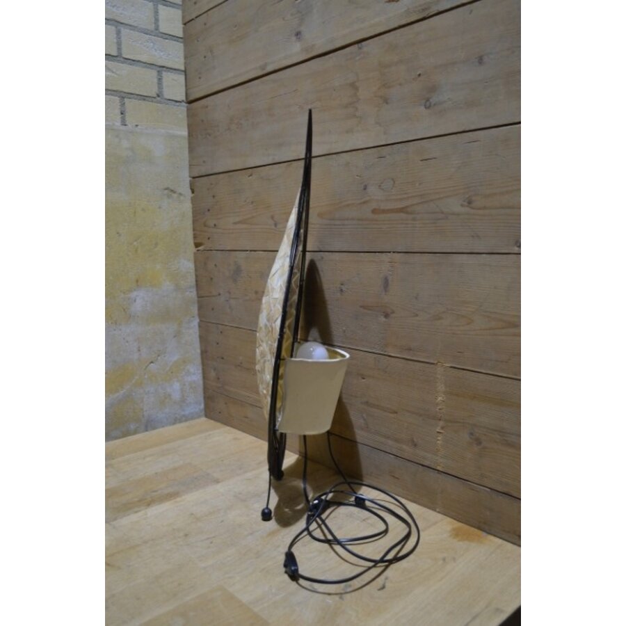 Staande designlamp van parelmoer-2