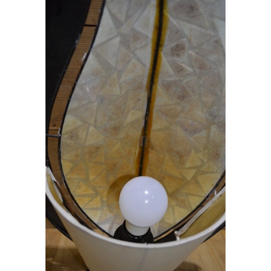 Staande designlamp van parelmoer-5
