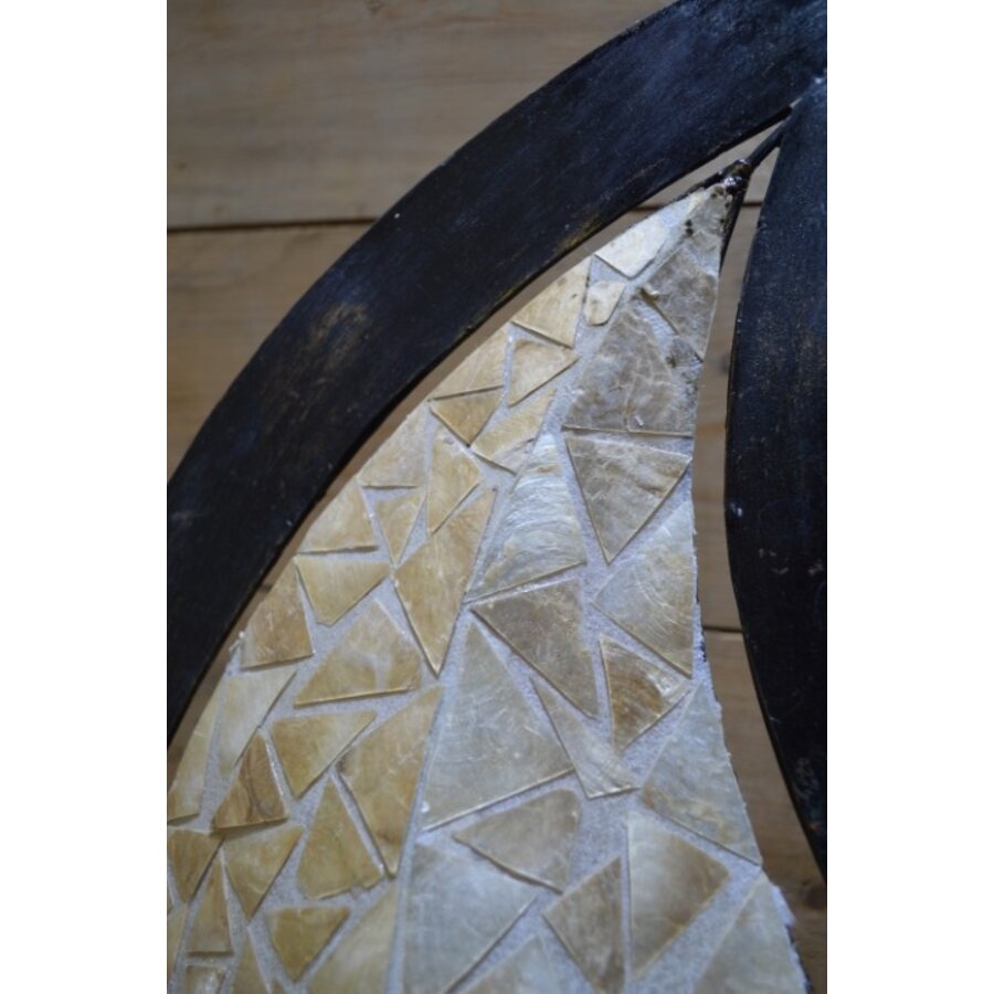 Staande designlamp van parelmoer-8