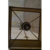 thumb-Design schemerlamp op hoge messing staander-8