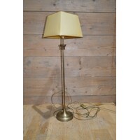 thumb-Design schemerlamp op hoge messing staander-1