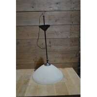thumb-Vintage hanglamp met mat glazen kap-2
