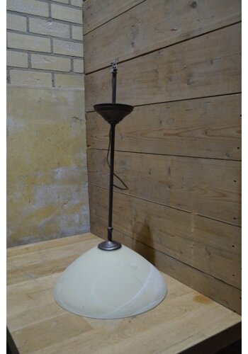 Hanglamp glazen kap 