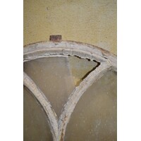 thumb-Oud halfrond gietijzeren stalraam maanmodel-5