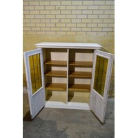 thumb-2-deurs vitrinekastje met glas-in-lood-6
