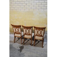 thumb-Set van 3 Directoire Reims kersenhouten stoelen-3