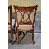 thumb-Set van 3 Directoire Reims kersenhouten stoelen-4