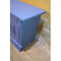 thumb-Gefineerd eiken dressoir met houtsnijwerk-6