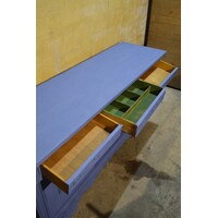 thumb-Gefineerd eiken dressoir met houtsnijwerk-3
