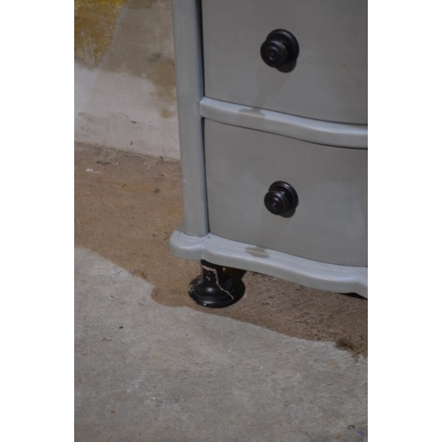 Houten ladencommode met opberglades-6