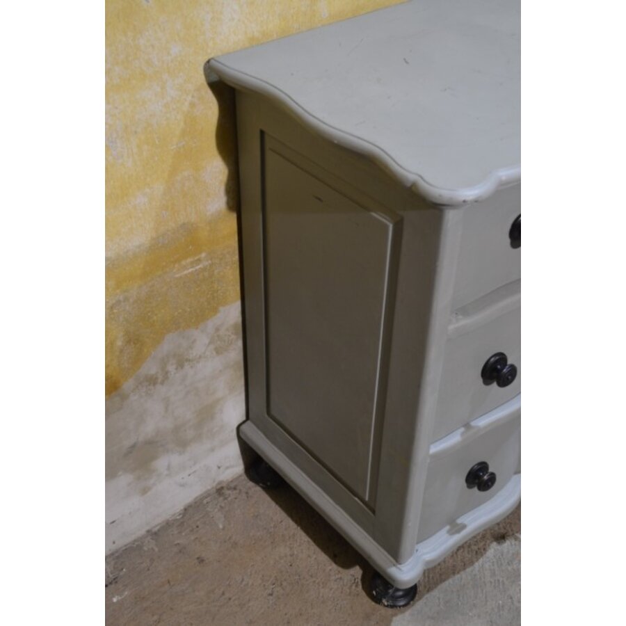 Houten ladencommode met opberglades-8