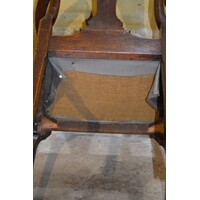 thumb-Statton Old Town Queen Anne armfauteuil-9