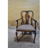 thumb-Statton Old Town Queen Anne armfauteuil-2