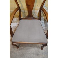 thumb-Statton Old Town Queen Anne armfauteuil-3
