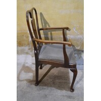 thumb-Statton Old Town Queen Anne armfauteuil-6