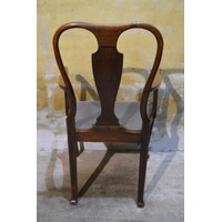 thumb-Statton Old Town Queen Anne armfauteuil-7