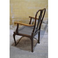 thumb-Statton Old Town Queen Anne armfauteuil-8