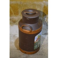 thumb-Ouderwetse beschilderde metalen melkbus-5