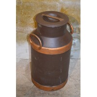 thumb-Ouderwetse beschilderde metalen melkbus-6