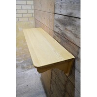 thumb-Massief blank eiken kapstok met legplank en haken-6