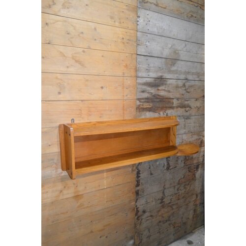Eiken wandconsole / rek 