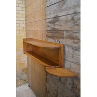thumb-Vintage Kai Kristiansen wandconsole van teakhout-3