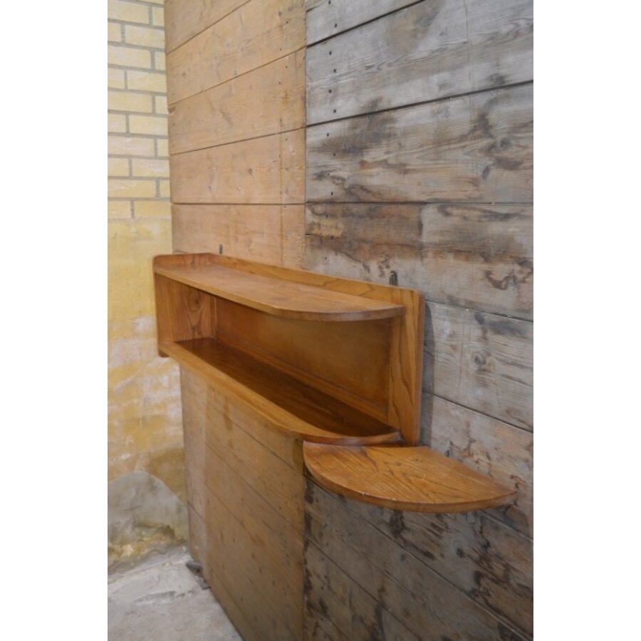 Vintage Kai Kristiansen wandconsole van teakhout-3