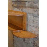 thumb-Vintage Kai Kristiansen wandconsole van teakhout-4
