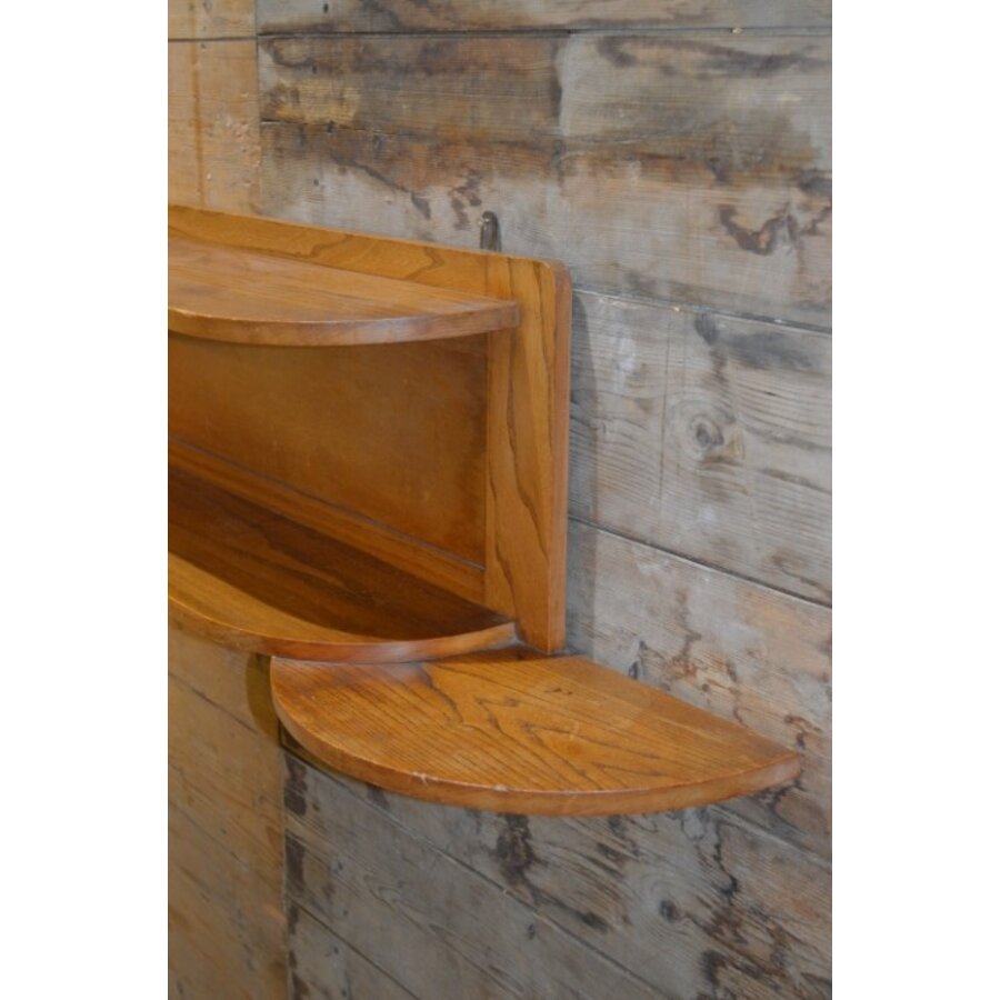 Vintage Kai Kristiansen wandconsole van teakhout-4
