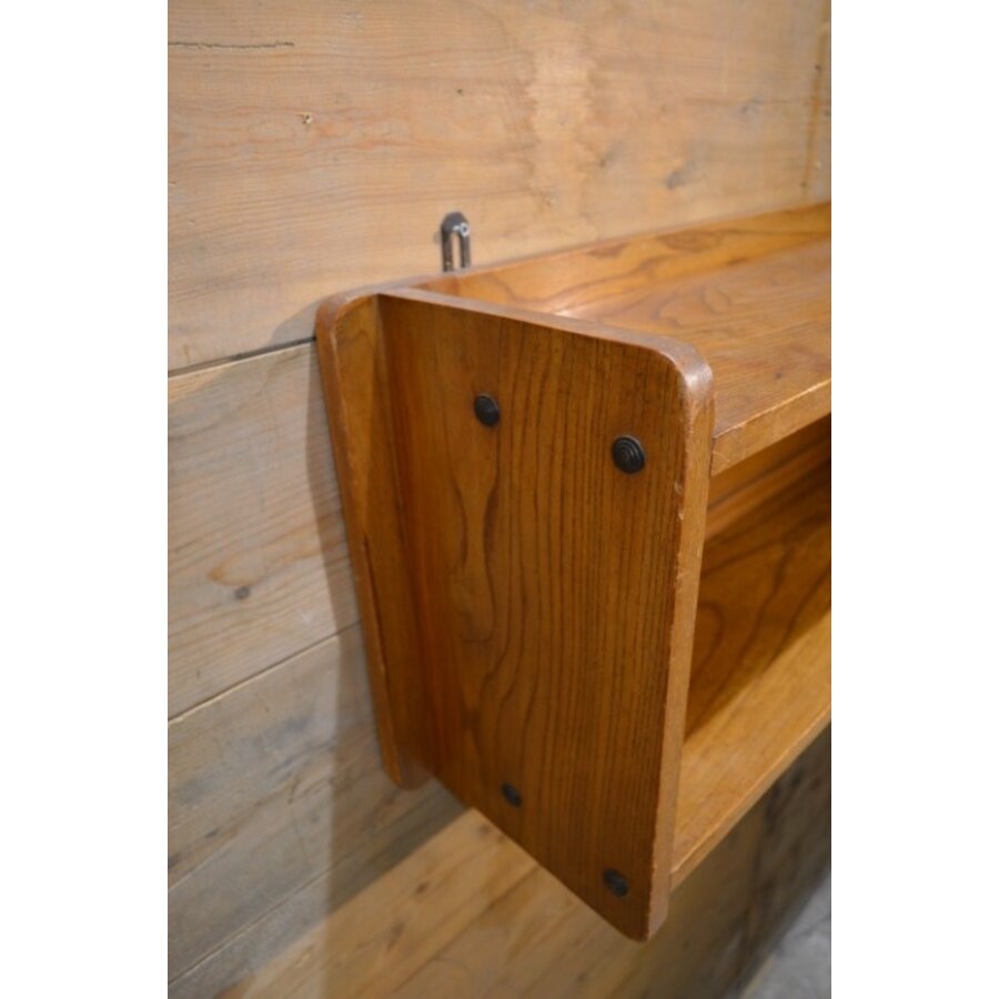 Vintage Kai Kristiansen wandconsole van teakhout-5