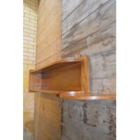 thumb-Vintage Kai Kristiansen wandconsole van teakhout-6