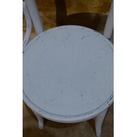 thumb-Ouderwetse houten stoel geschilderd-7