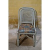 Rotan stoel stof zitting