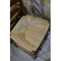 thumb-Set van 4 donker eiken knopstoelen-3