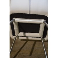 thumb-6 design eetkamerstoelen leer met metalen frame jaren 80-3